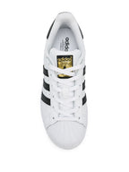 adidas superstars black and white