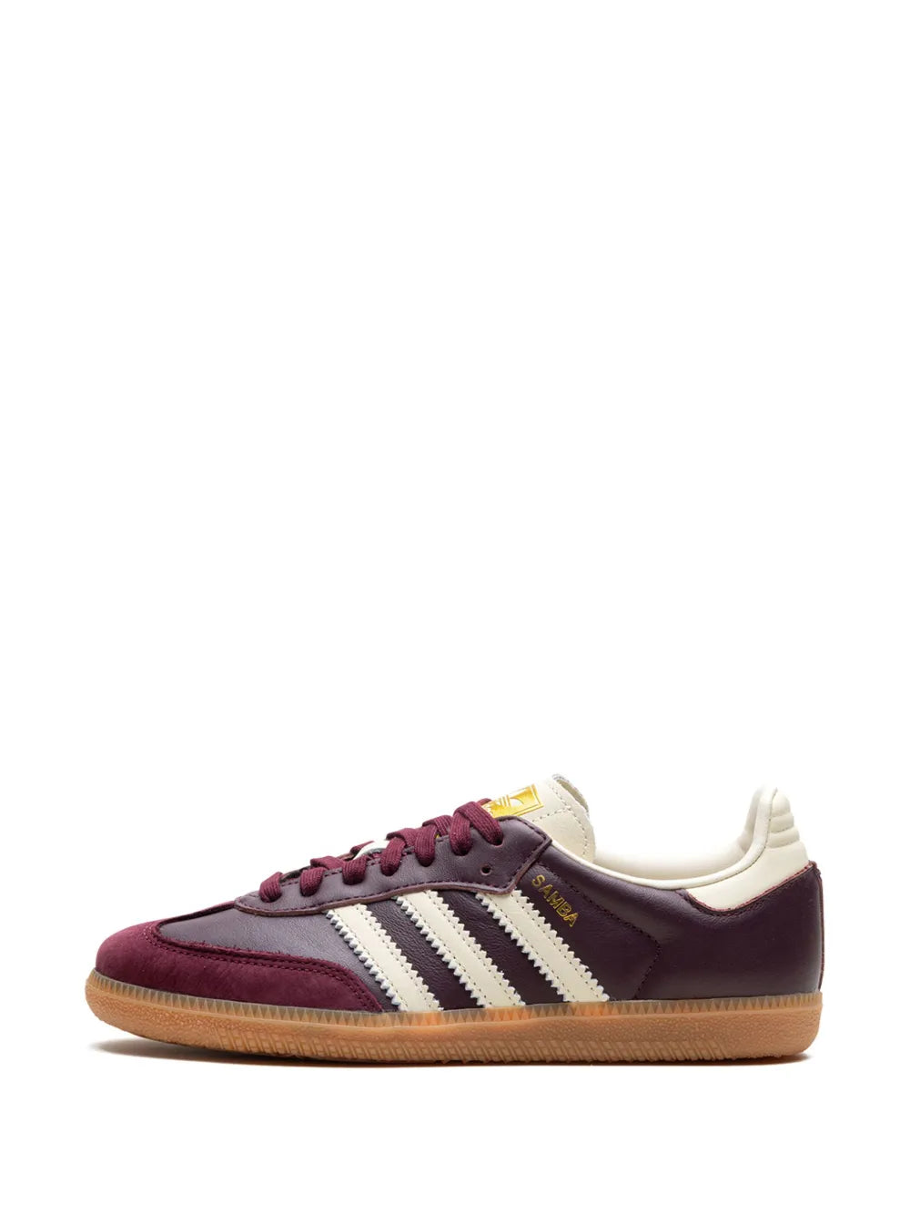 adidas Samba OG Maroon Gold Metallic Secondary image