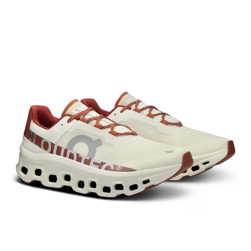 On Cloudmonster Ivory Ruby