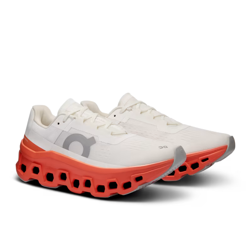 On Cloudmonster White Flame