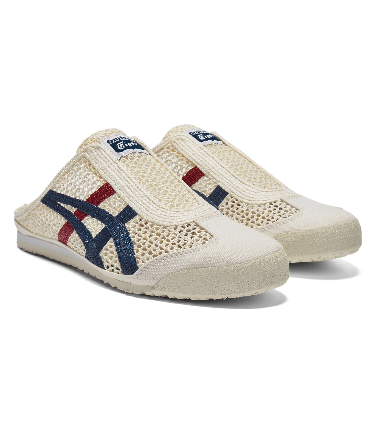 ONITSUKA TIGER MEXICO 66 SABOT CREAM MAKO BLUE RED Secondary image