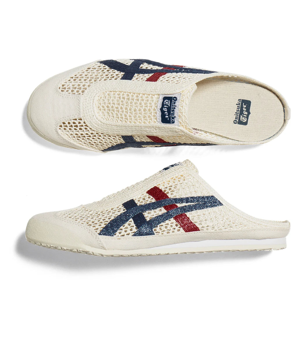ONITSUKA TIGER MEXICO 66 SABOT CREAM MAKO BLUE RED