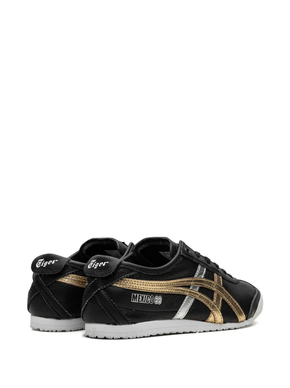 Onitsuka Tiger Mexico 66 Black Gold Silver Secondary image