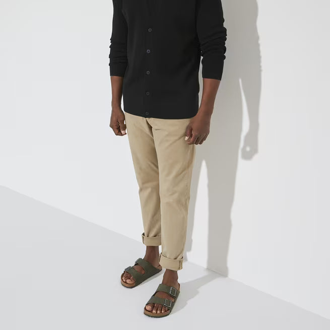 BIRKENSTOCK ARIZONA VEGAN MICROFIBER DESERT DUST THYME