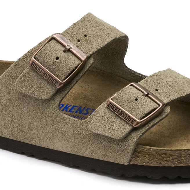 Birkenstock Arizona Soft Footbed Suede Taupe