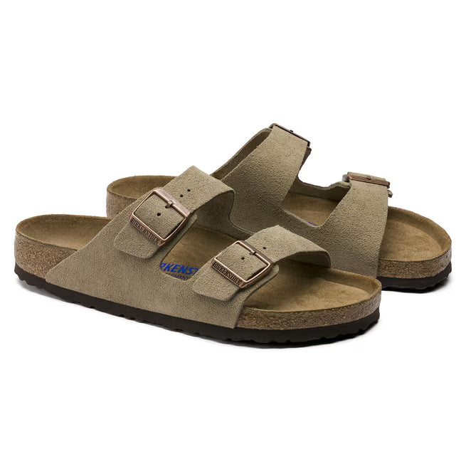 Birkenstock Arizona Soft Footbed Suede Taupe