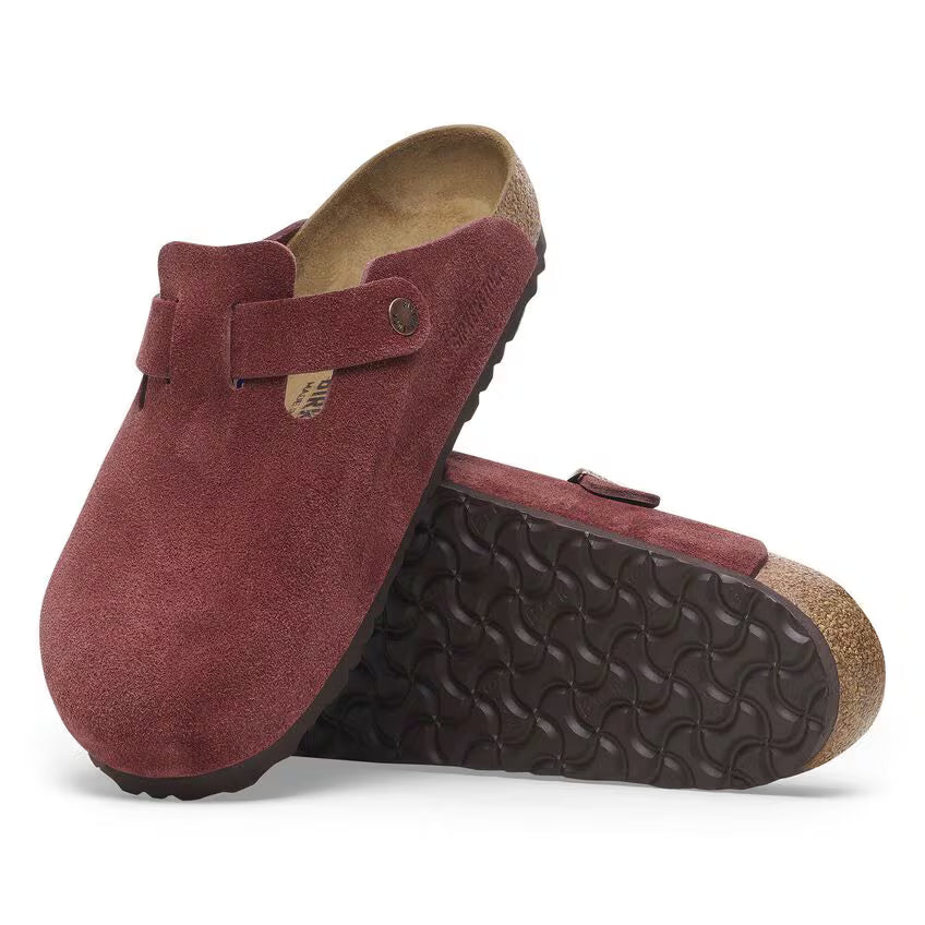 Birkenstock Boston Soft Footbed Burgundy