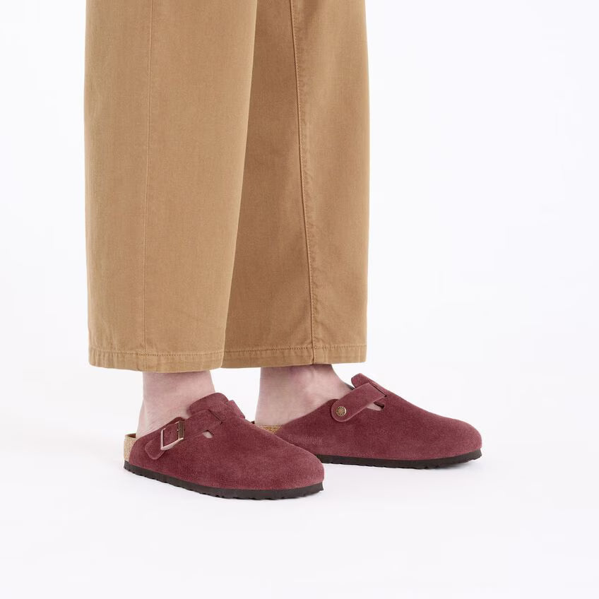 Birkenstock Boston Soft Footbed Burgundy