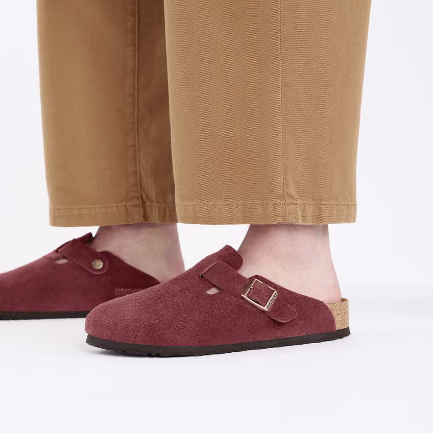 Birkenstock Boston Soft Footbed Burgundy