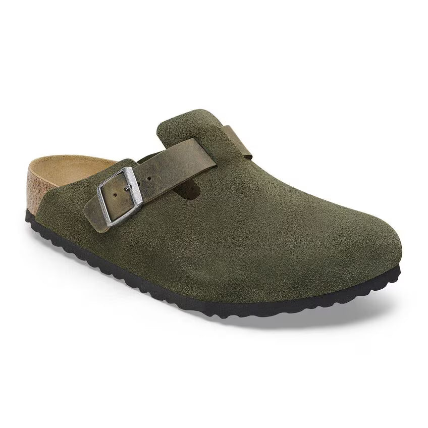 Birkenstock Boston Army Green 