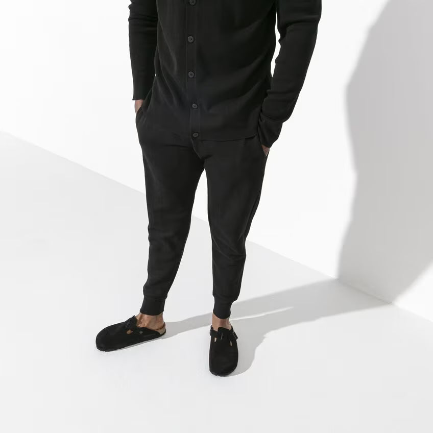 BIRKENSTOCK BOSTON SUEDE BLACK Secondary image