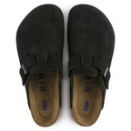 BIRKENSTOCK BOSTON SUEDE BLACK