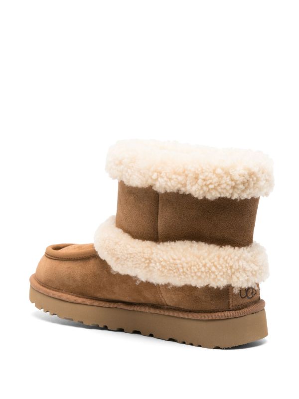 UGG Ultra Mini Fluff Boot Kids 'Chestnut'