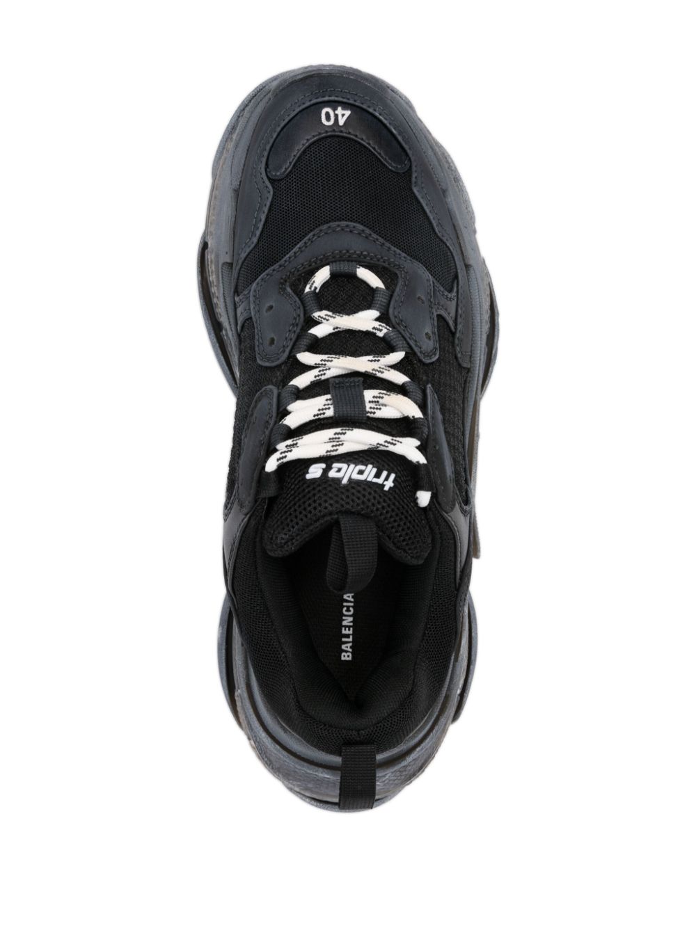 Balenciaga Triple S low-top sneakers black