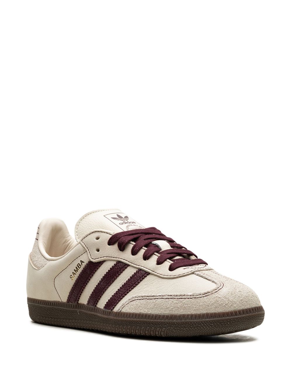 adidas Samba OG "Wonder White/Maroon"