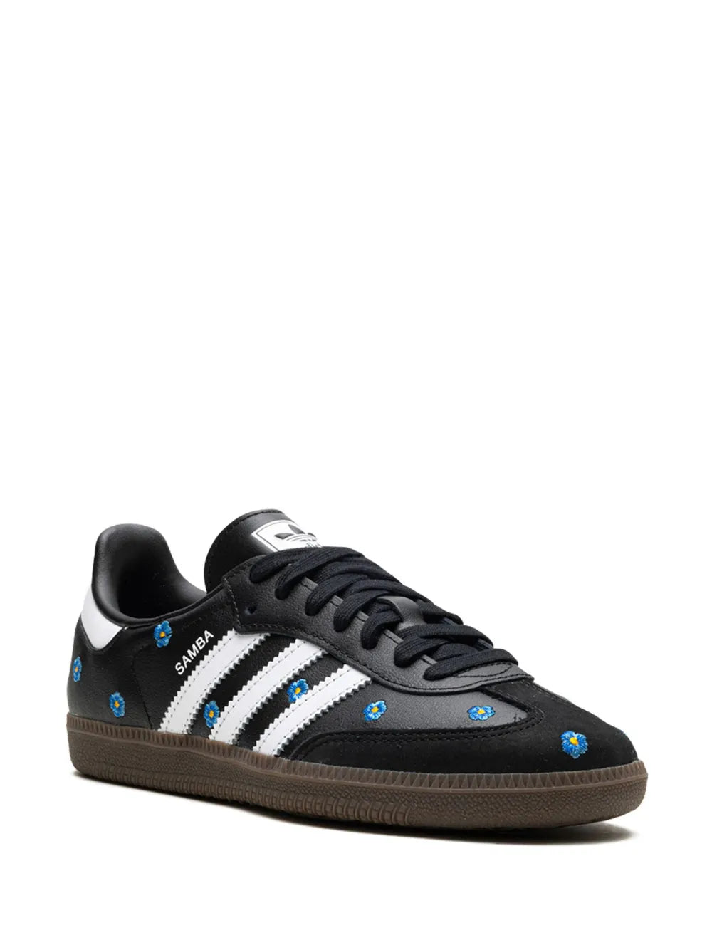 adidas Samba Light Blue Floral Core Black Secondary image