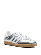 adidas Samba OG Silver Metallic Cracked Leather