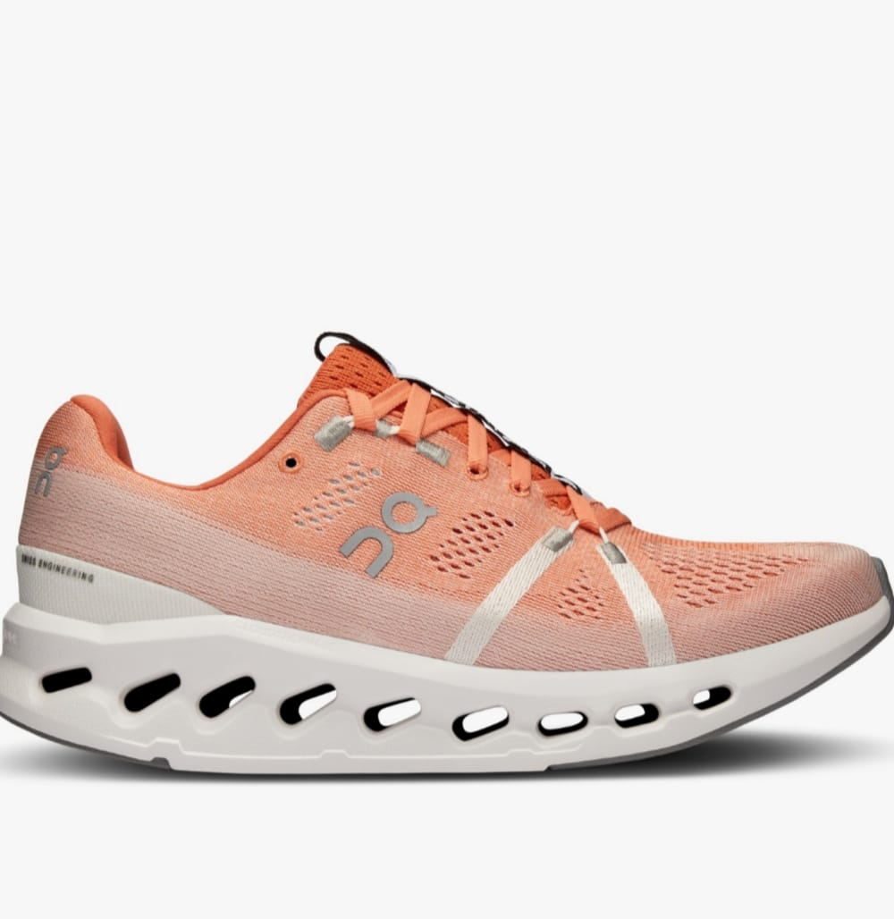 On running cloudsurfer 7 flame white