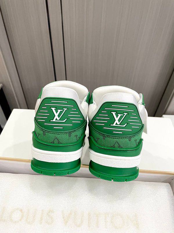 louis vuitton LV Trainer White green
