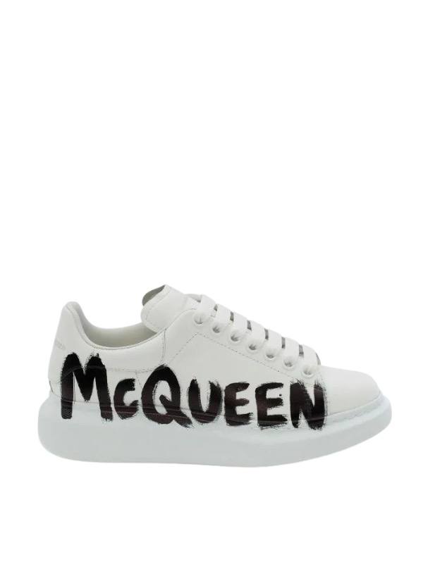 Alexander McQueen Oversized Graffiti white Main image