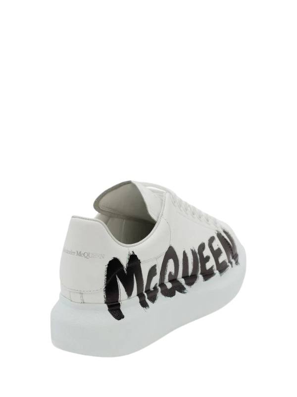 Alexander McQueen Oversized Graffiti white