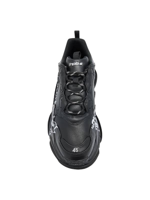 Balenciaga Triple S DIY Metal Artwork Black