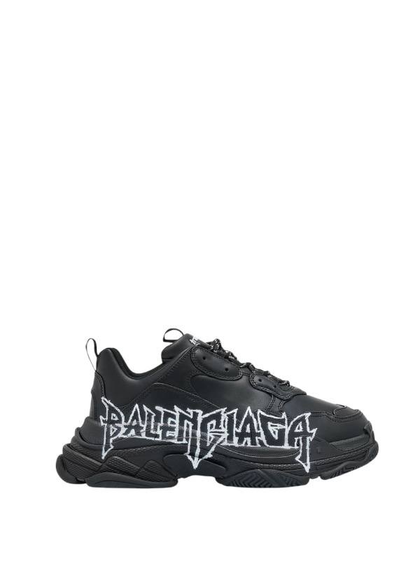 Balenciaga Triple S DIY Metal Artwork Black