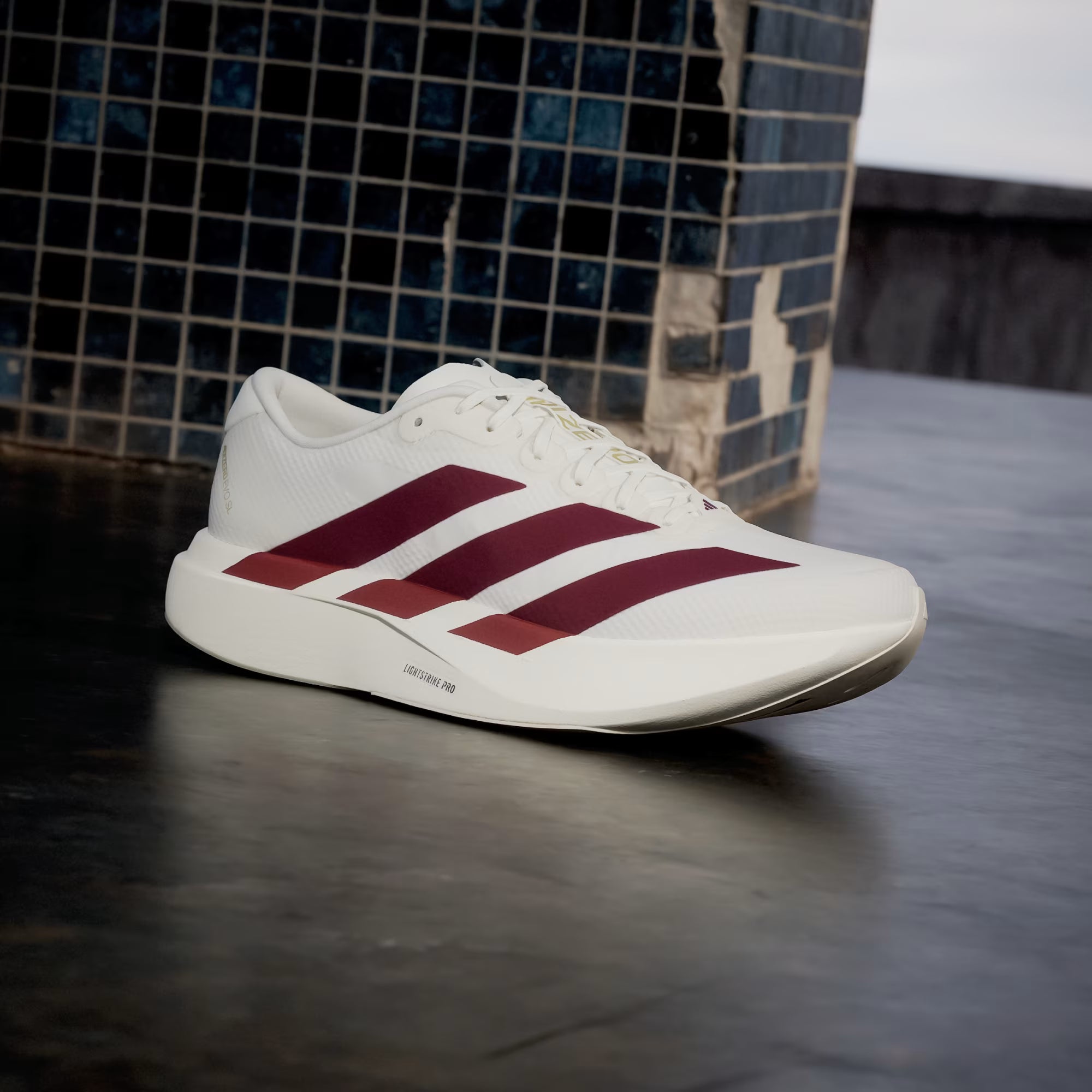 adidas Adizero Evo SL Maroon Secondary image