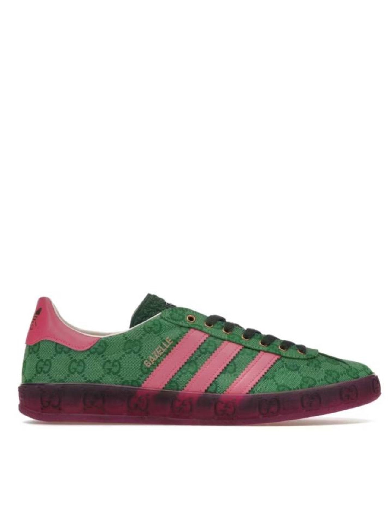 adidas x Gucci Gazelle Green GG Monogram Main image