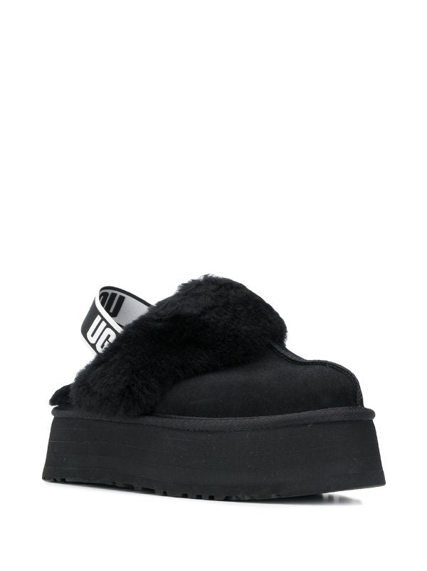 UGG faux fur slingback mules