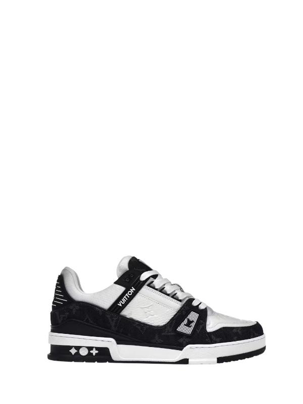 louis vuitton LV Trainer White Black