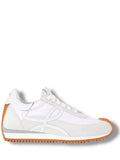 Loewe flow runner low white light grey gum