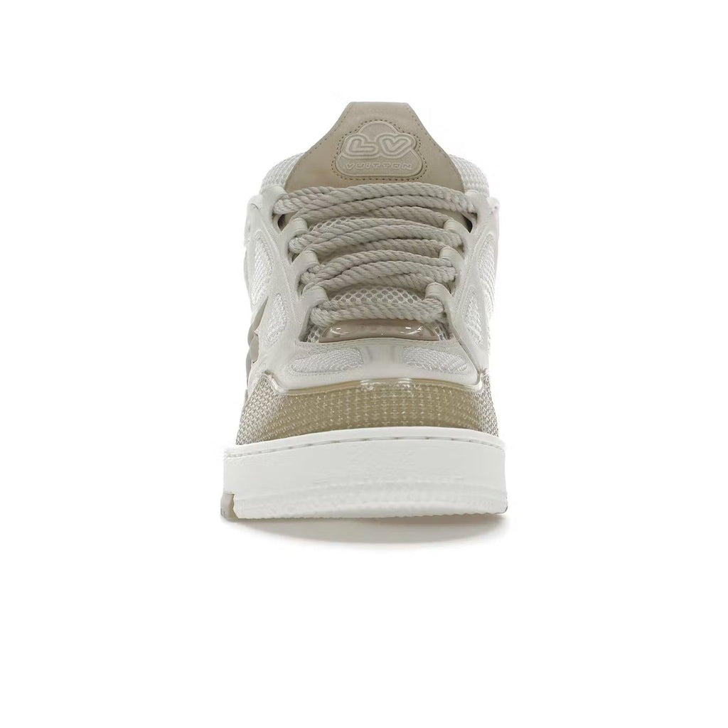 louis vuitton lv skate beige white