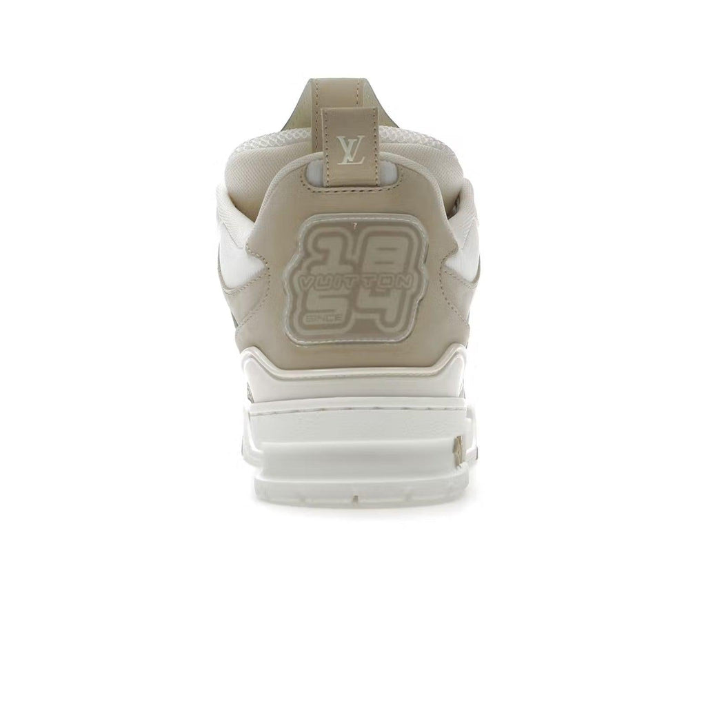 louis vuitton lv skate beige white